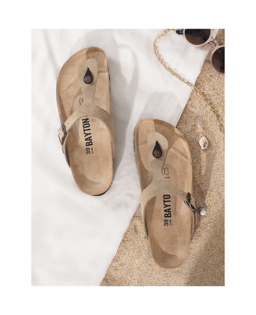 Bayton-Pantoletten-damen-Melia-beige