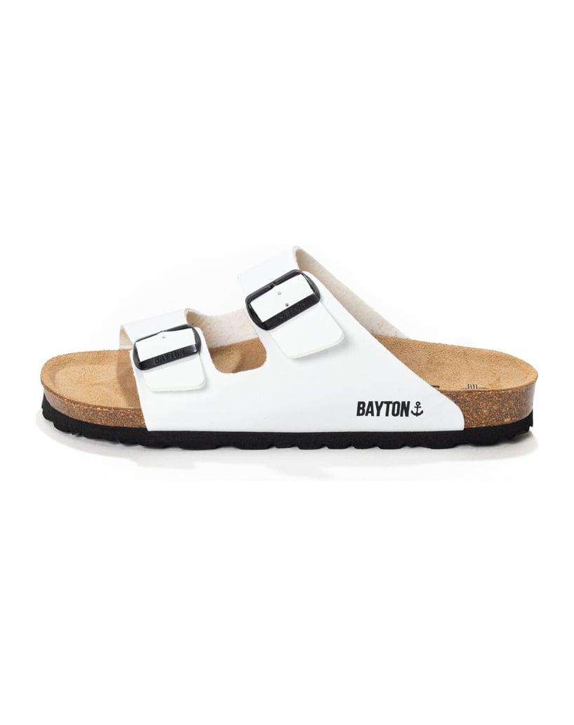Bayton-Pantoletten-herren-Atlas-weiss