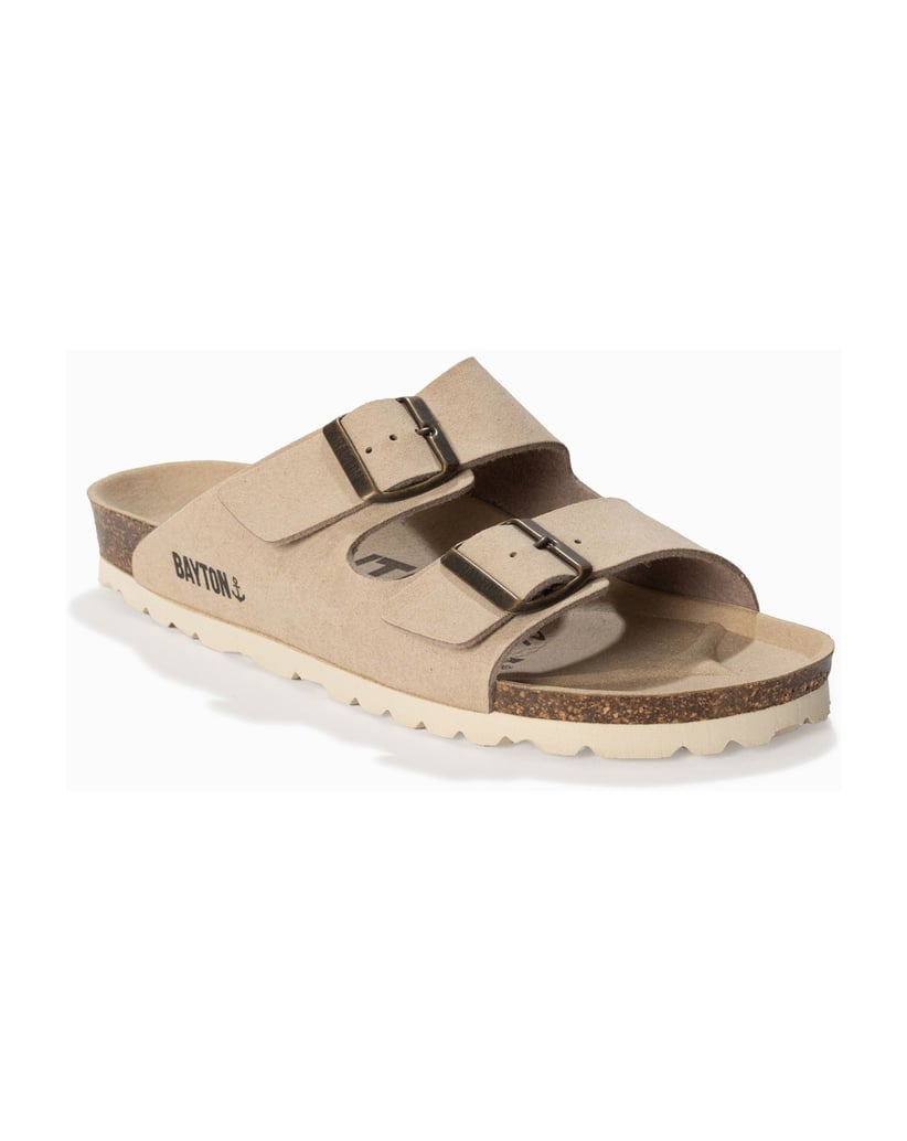 Bayton-Pantoletten-damen-Atlas-Vegan-beige