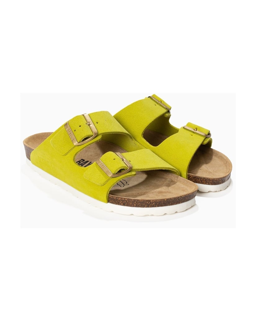 Bayton-Pantoletten-damen-Atlas-grün