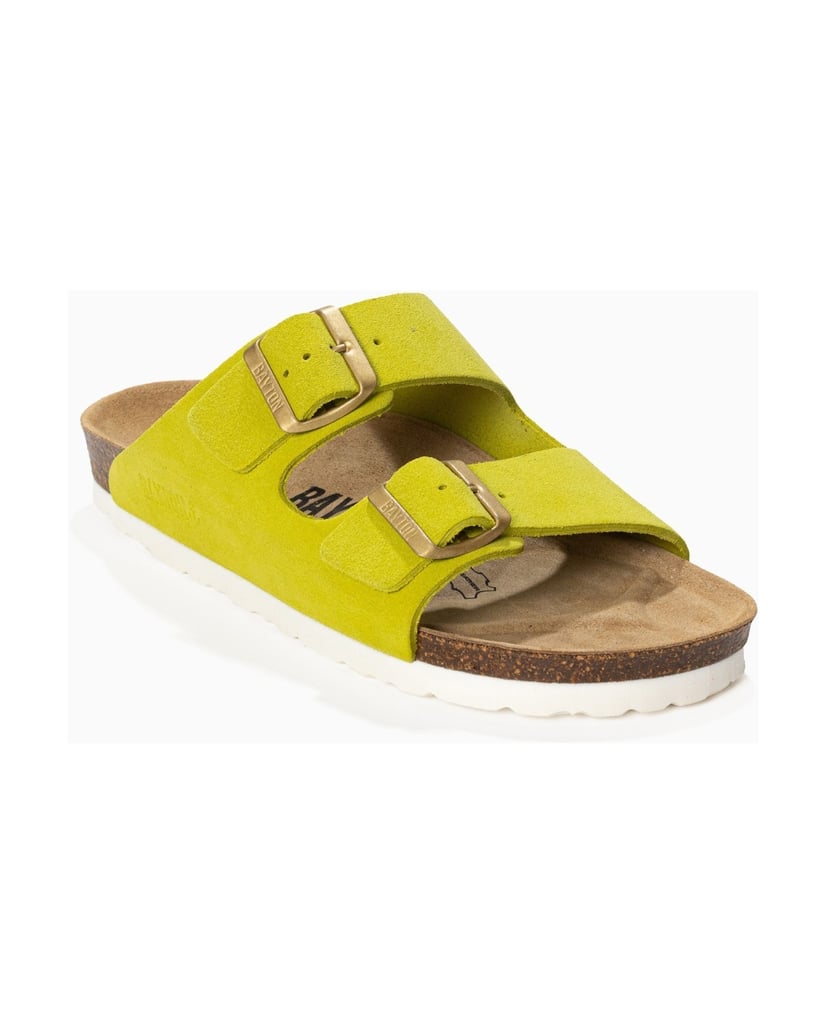 Bayton-Pantoletten-damen-Atlas-grün