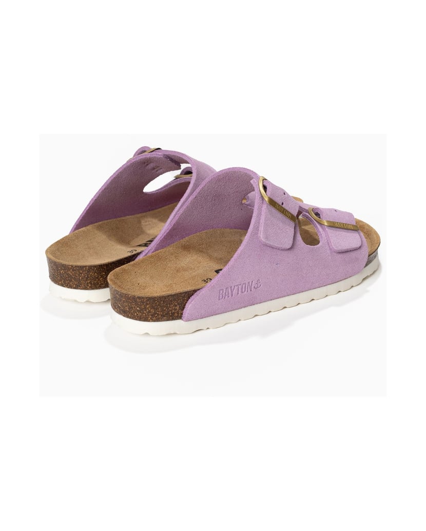 Bayton-Pantoletten-damen-Atlas-grün