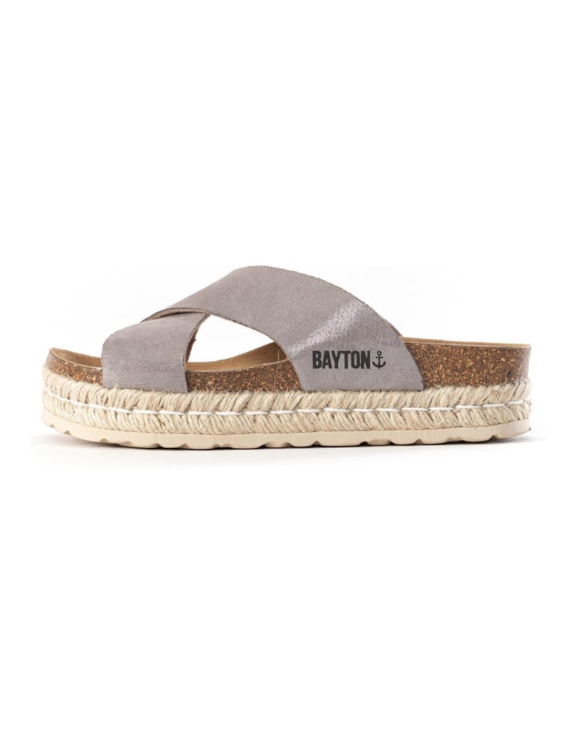 Bayton-Penelope-Leder-Pantoletten-grau