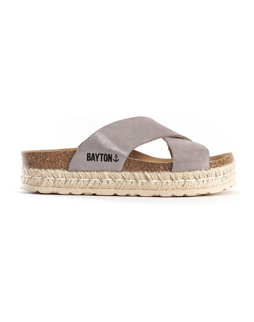 Bayton-Penelope-Leder-Pantoletten-grau