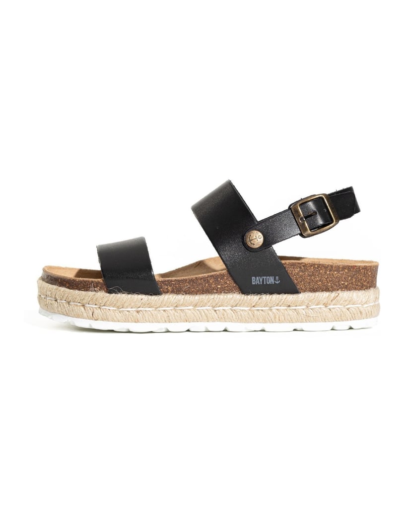 Bayton-Gaceo-Leather-Mules-schwarz