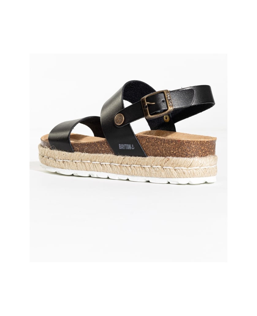 Bayton-Gaceo-Leather-Mules-schwarz