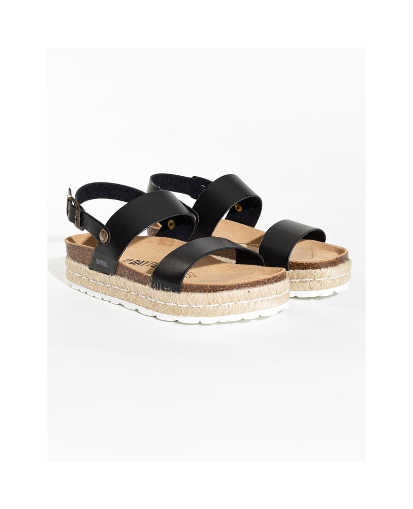 Bayton-Gaceo-Leather-Mules-schwarz