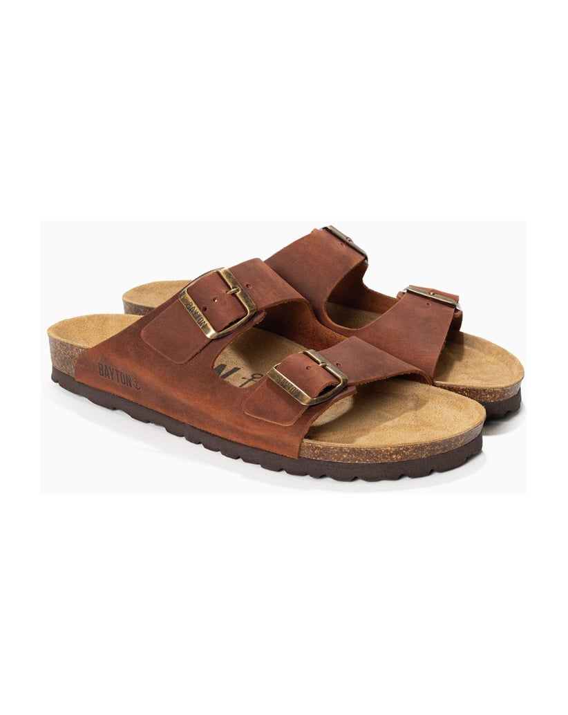 Bayton-Pantoletten-herren-Atlas-braun