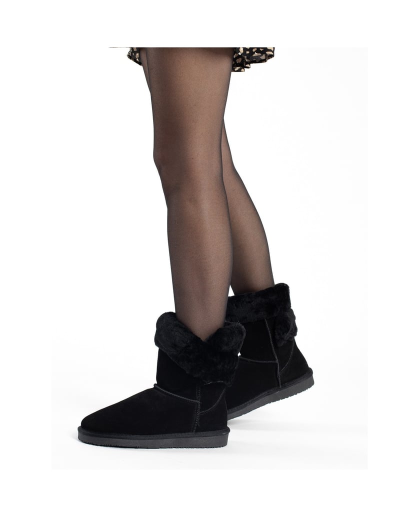 Gooce-BEVERLY-Winter-Suede-Boots-schwarz