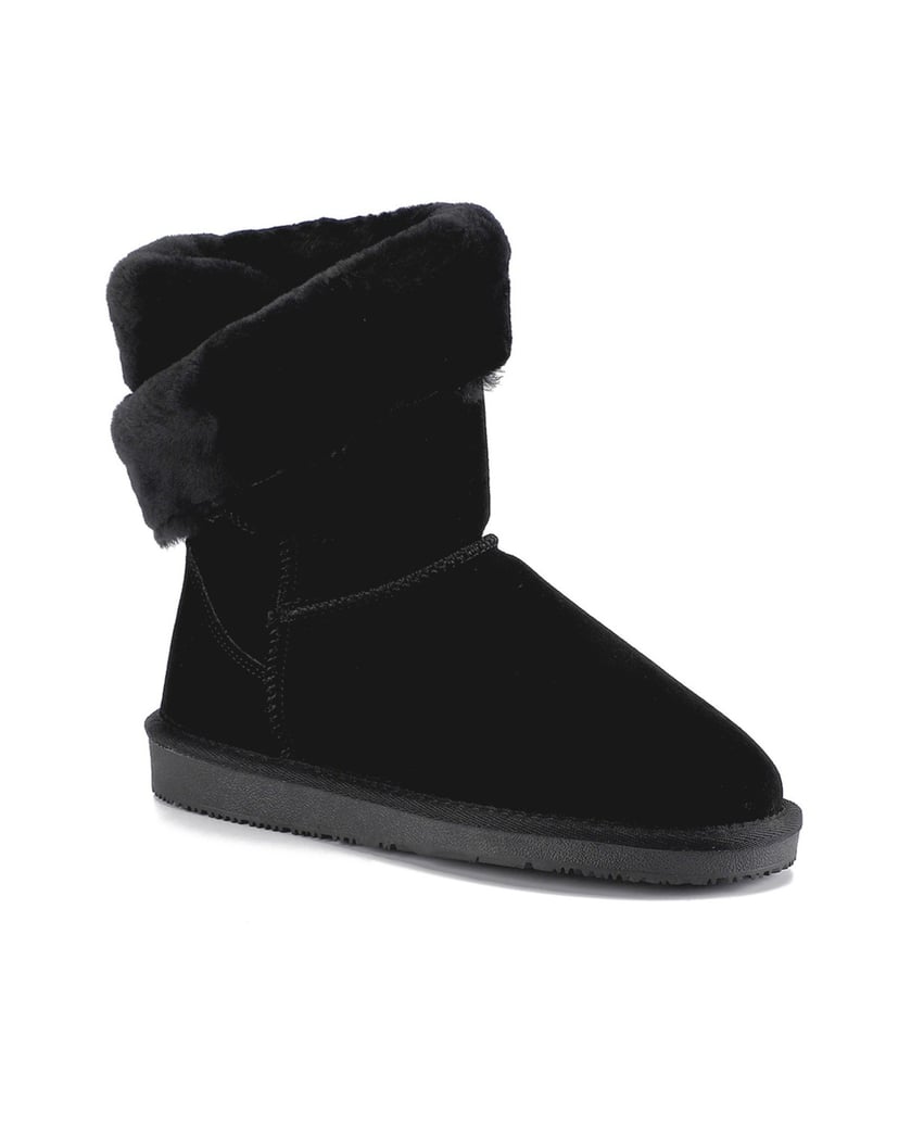Gooce-BEVERLY-Winter-Suede-Boots-schwarz