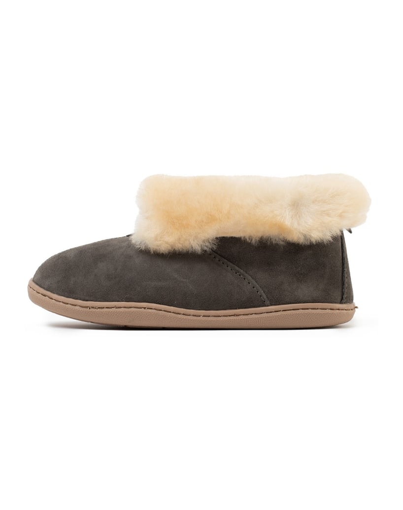 MINNETONKA-Sheepskin-Ankle-Boot-grau