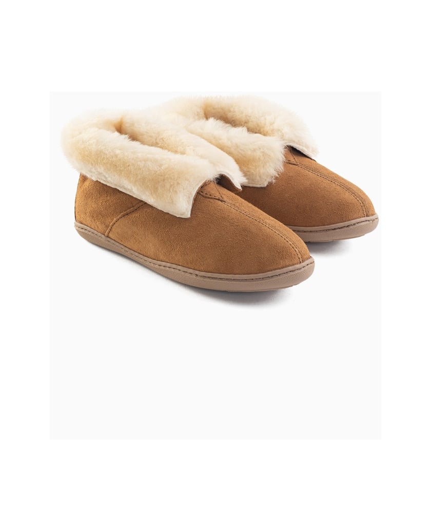 MINNETONKA-Sheepskin-Ankle-Boot-grau