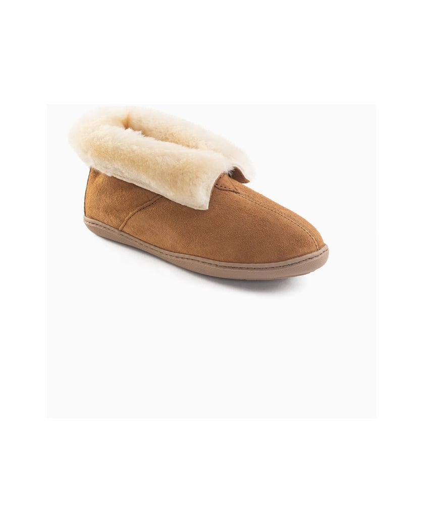 MINNETONKA-Sheepskin-Ankle-Boot-grau