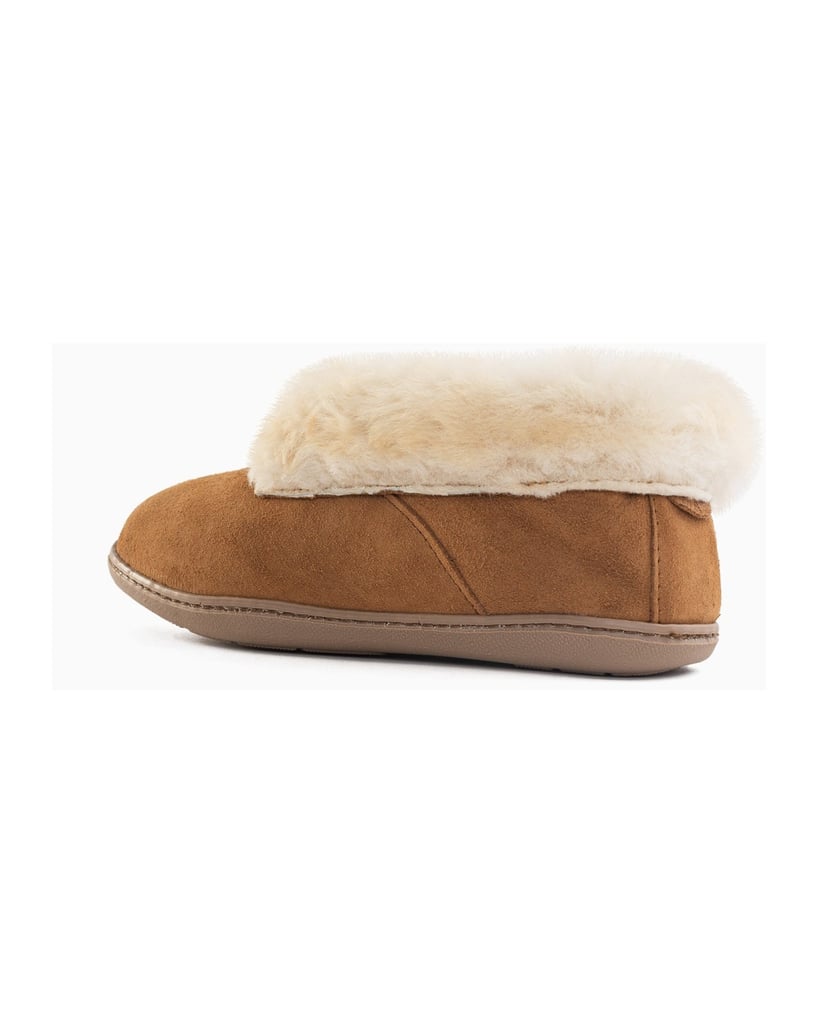 MINNETONKA-Sheepskin-Ankle-Boot-grau