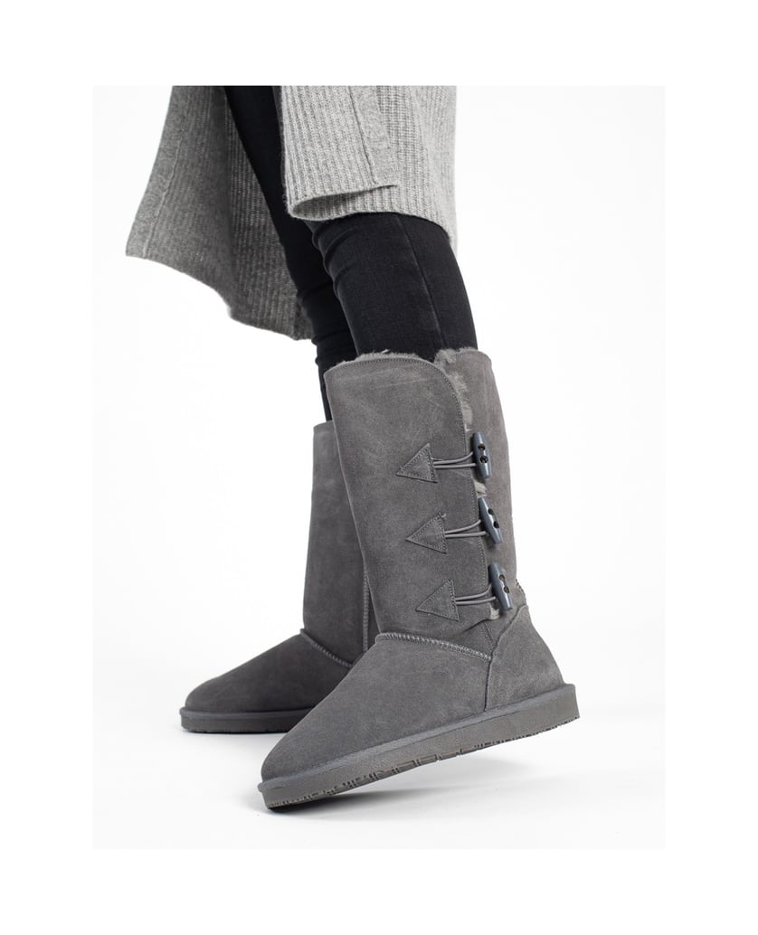 Gooce-CORNICE-Winterstiefel-aus-Wildleder-grau