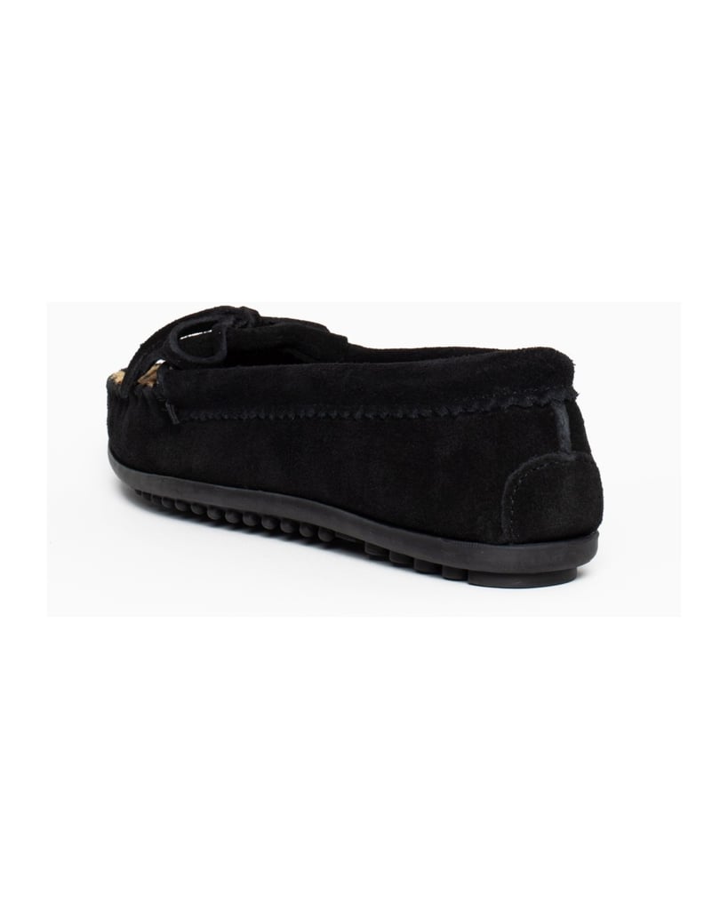 MINNETONKA-Leopard-Kilty-Moccasins-schwarz