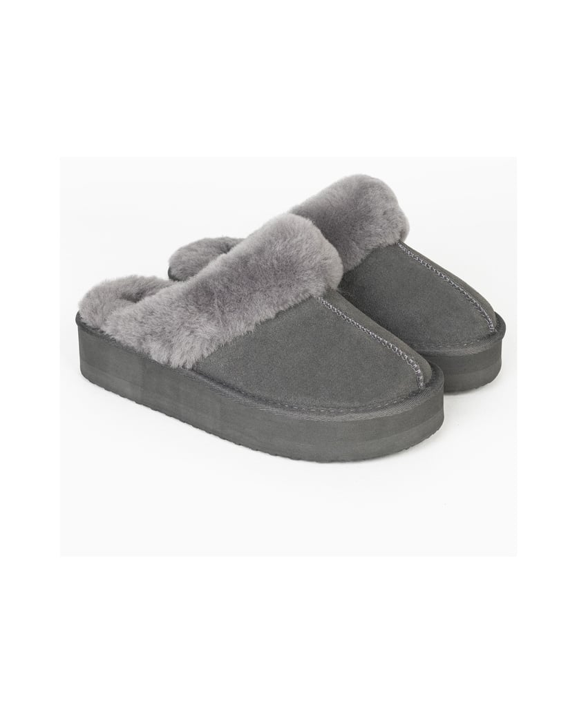 Gooce-EMELINE-Winter-Suede-Sloppers-schwarz