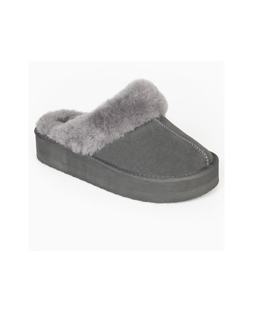 Gooce-EMELINE-Winter-Suede-Sloppers-schwarz