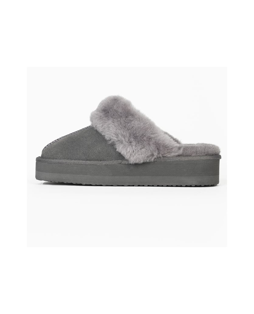 Gooce-EMELINE-Winter-Suede-Sloppers-schwarz