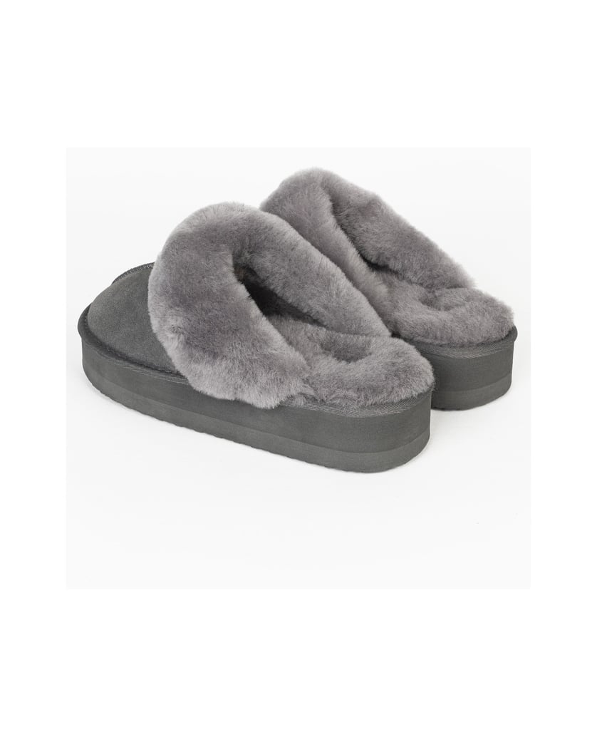 Gooce-EMELINE-Winter-Suede-Sloppers-schwarz