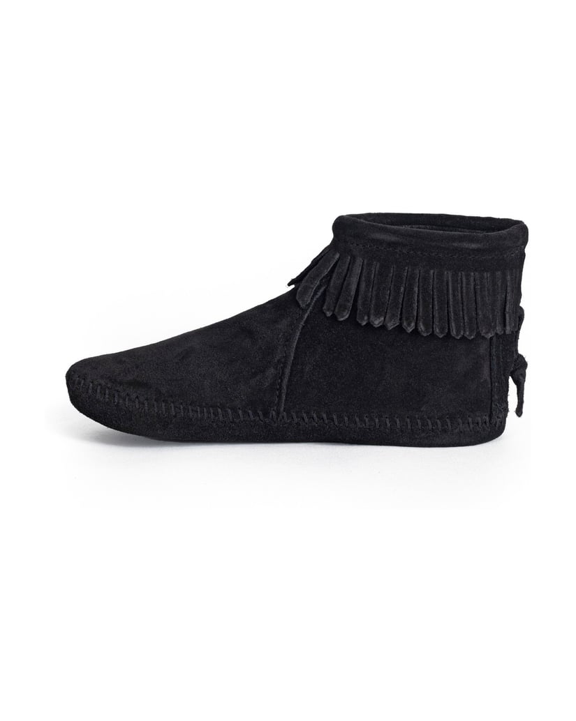 MINNETONKA-Back-Zip-Softsole-Boot-für-Damen-schwarz