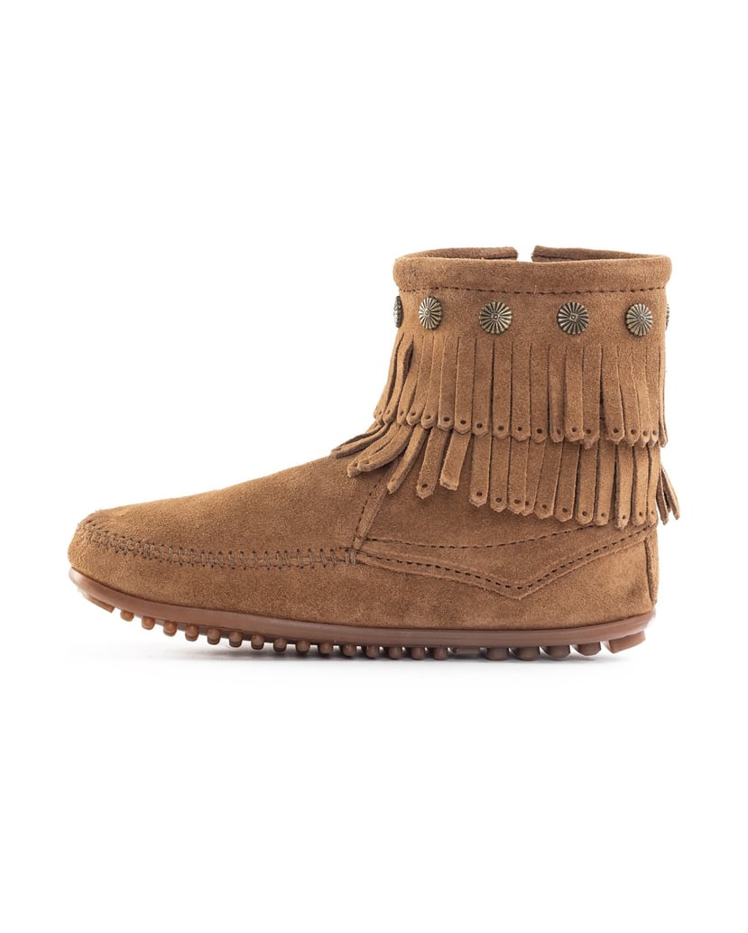 MINNETONKA-Double-Fringe-Side-Zip-Boots-camel