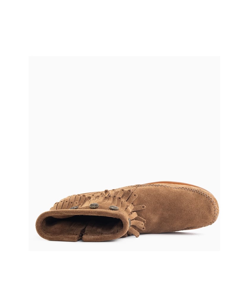 MINNETONKA-Double-Fringe-Side-Zip-Boots-camel