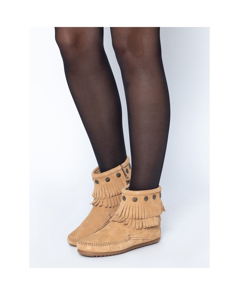 MINNETONKA-Double-Fringe-Side-Zip-Boots-camel