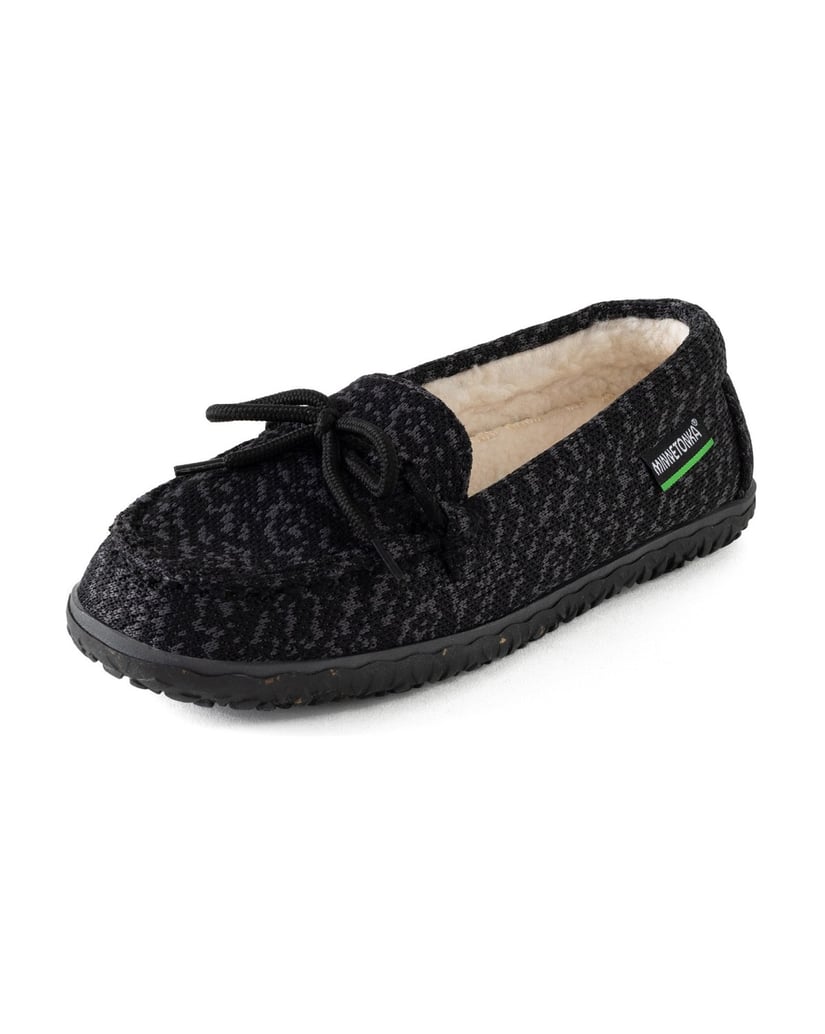 MINNETONKA-Mokassins-für-Damen-Eco-Oak-dunkelgrau