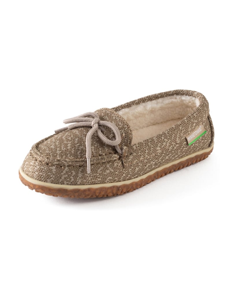 MINNETONKA-Mokassins-für-Damen-Eco-Oak-dunkelgrau
