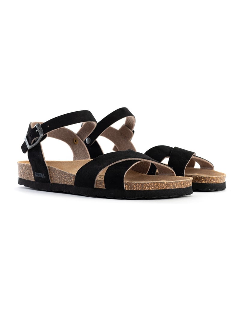 Bayton-Women-sandals-Vallado-schwarz