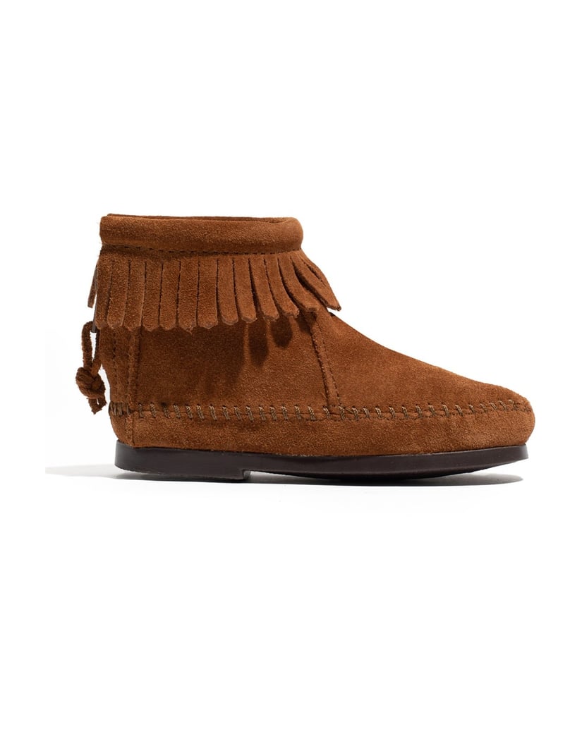 MINNETONKA-Back-Zip-Boot-schwarz