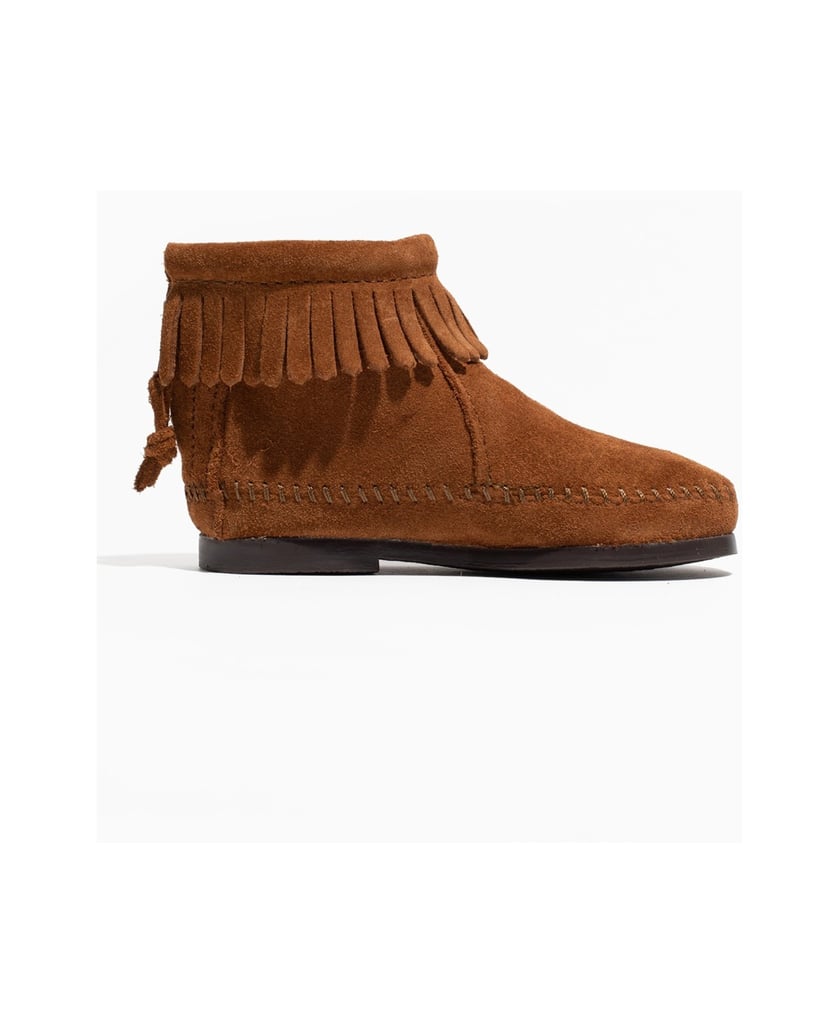 MINNETONKA-Back-Zip-Boot-schwarz