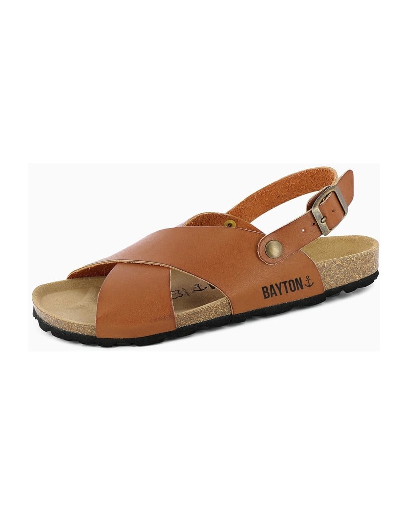 Bayton-Pantoletten-damen-Tweed-camel
