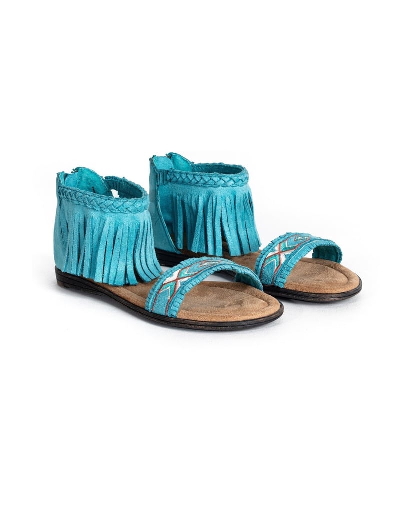 MINNETONKA-Sandalen-Coco-für-Kinder-türkis