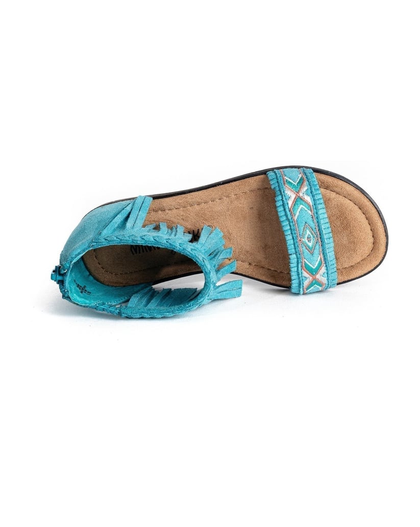 MINNETONKA-Sandalen-Coco-für-Kinder-türkis
