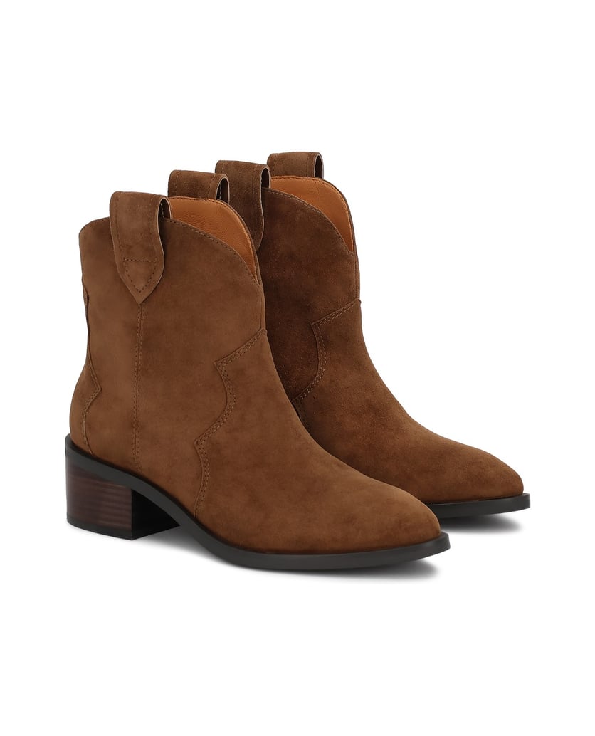 Kazar-Brown-suede-cowboy-style-boots-hnědá