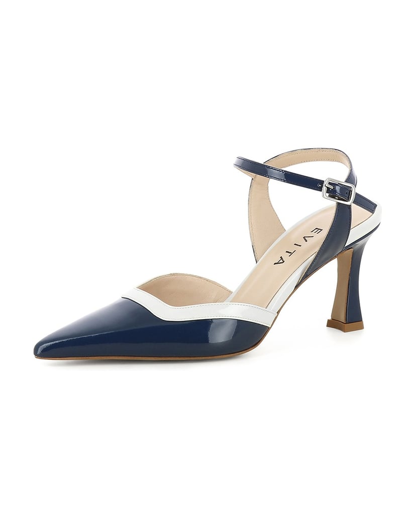 EVITA-DAMEN-PUMPS-HALBOFFEN-PENELOPE-blau-kombiniert