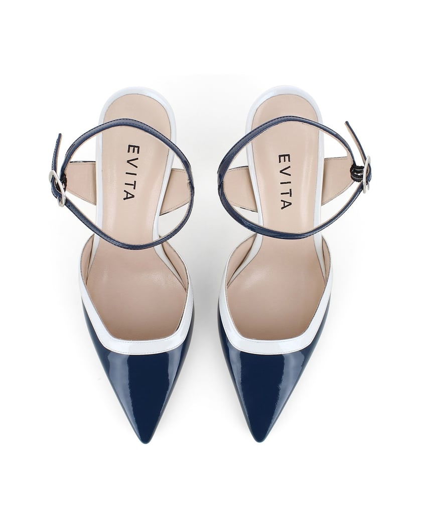 EVITA-DAMEN-PUMPS-HALBOFFEN-PENELOPE-blau-kombiniert