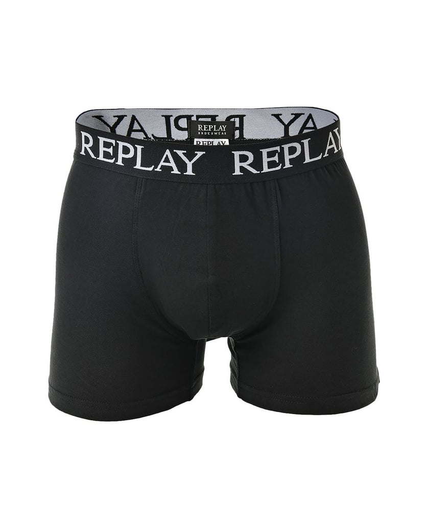 REPLAY-Herren-Boxershort-2er-Pack-schwarz