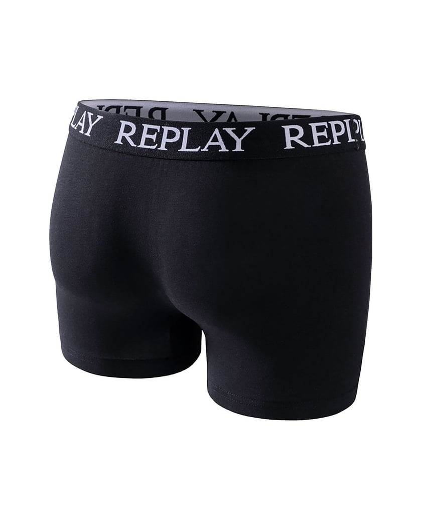 REPLAY-Herren-Boxershort-2er-Pack-schwarz