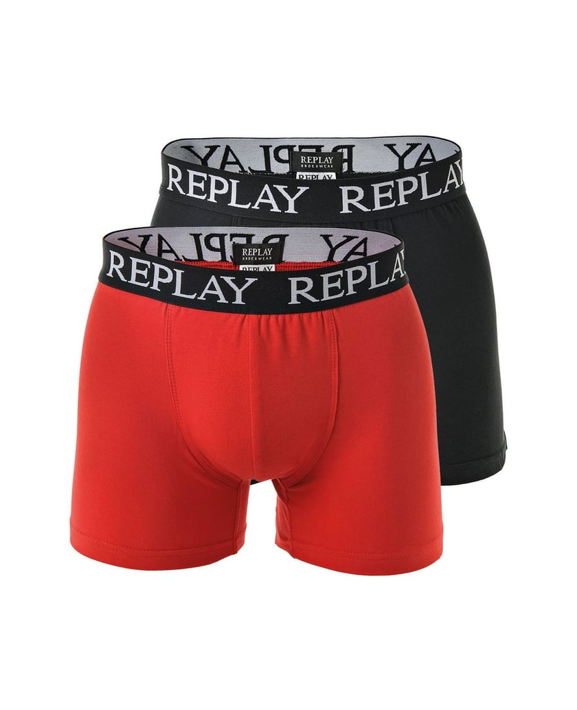 REPLAY-Herren-Boxershort-2er-Pack-schwarz