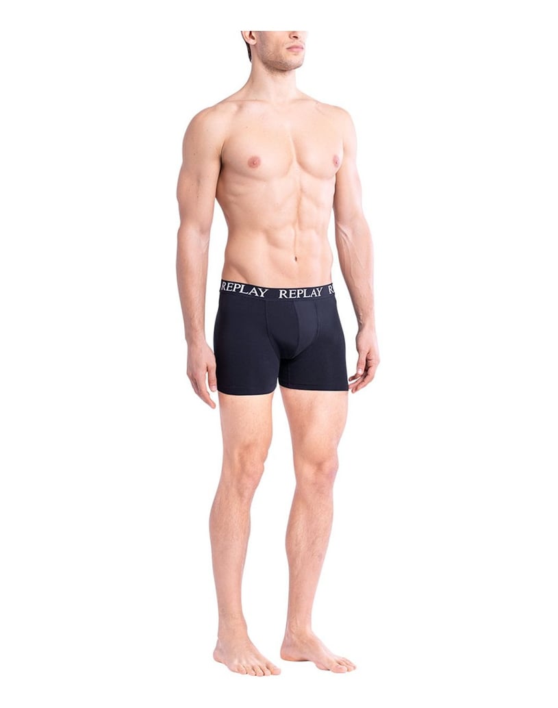 REPLAY-Herren-Boxershort-2er-Pack-schwarz