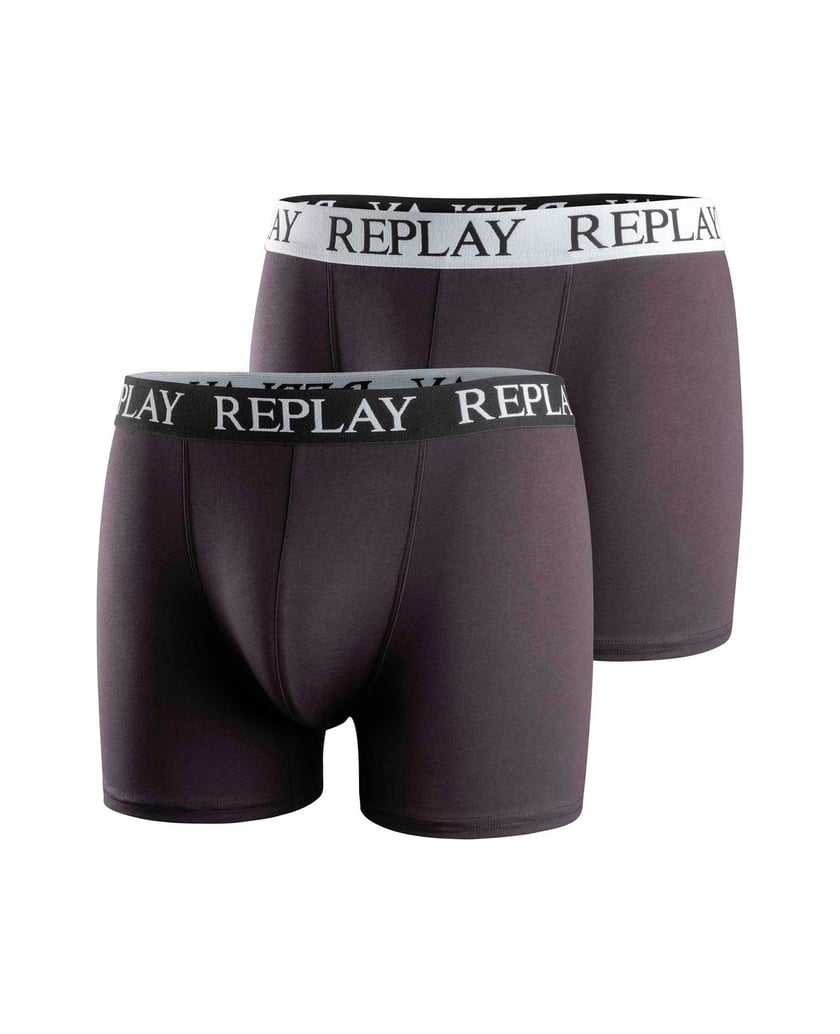 REPLAY-Herren-Boxershort-2er-Pack-schwarz