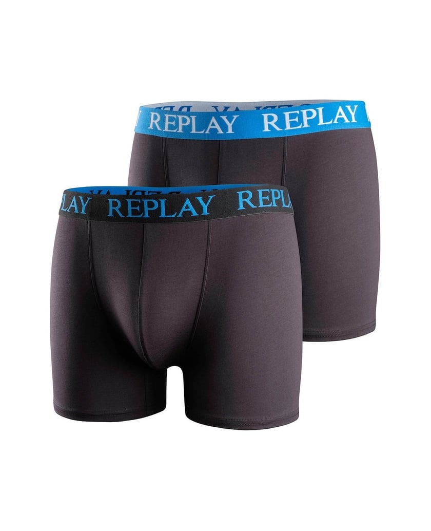 REPLAY-Herren-Boxershort-2er-Pack-schwarz