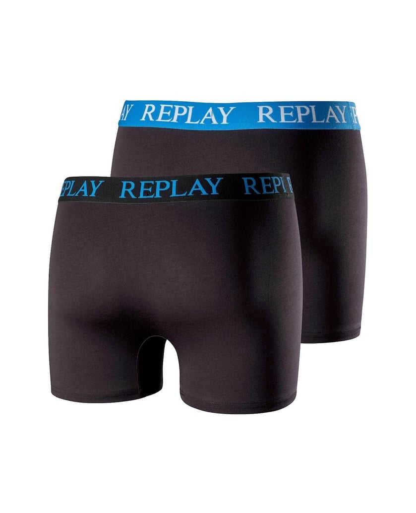 REPLAY-Herren-Boxershort-2er-Pack-schwarz
