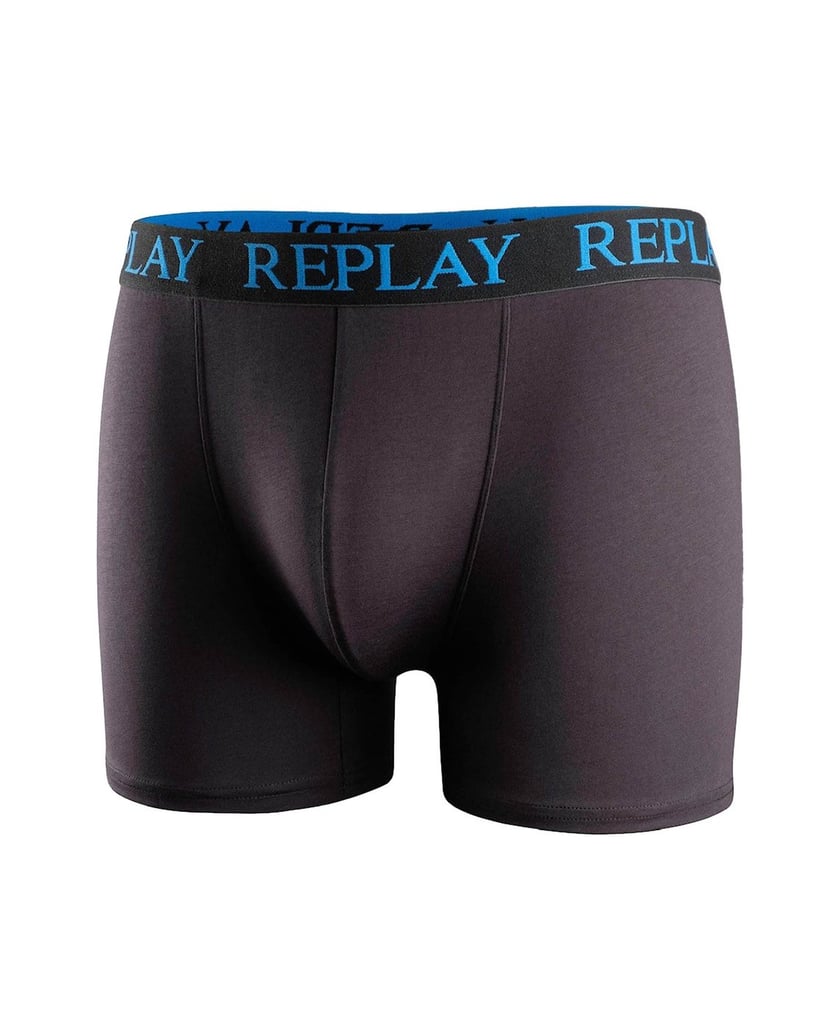 REPLAY-Herren-Boxershort-2er-Pack-schwarz