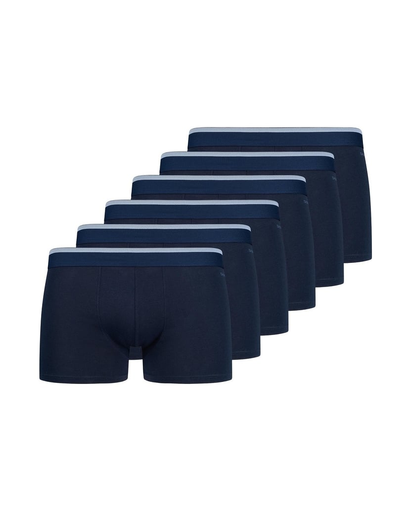 Skiny-Herren-Boxershort-6er-Pack-Pants-Cotton-Multipack-6P-blau