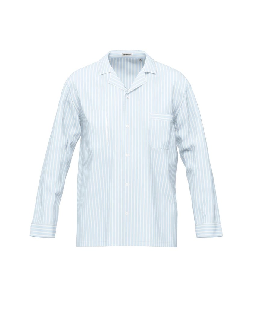 Seidensticker-Herren-Pyjama-blau-