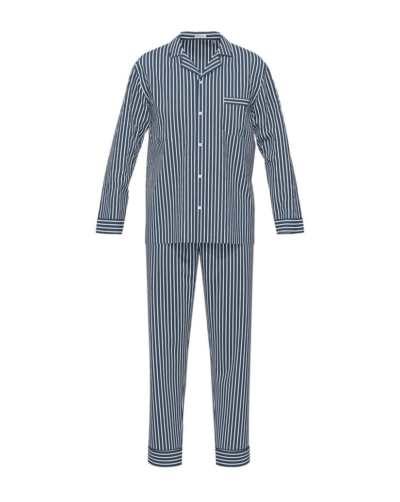 Seidensticker-Herren-Pyjama-blau-